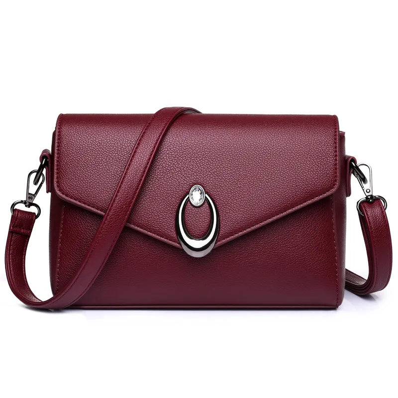 Bolsa Crossbody Feminina em Couro Legítimo - Deluxe Woman