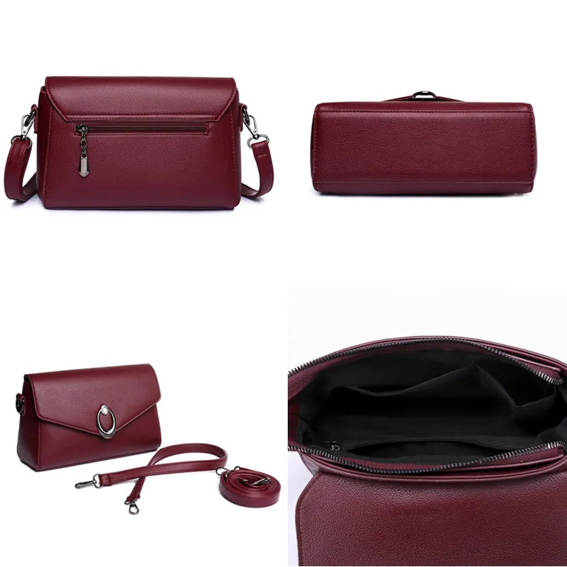 Bolsa Crossbody Feminina em Couro Legítimo - Deluxe Woman