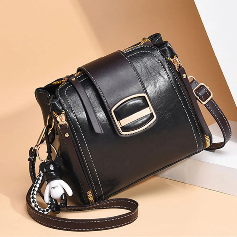 Bolsa Feminina Crossbody em Couro Legítimo - Crouise Elegance