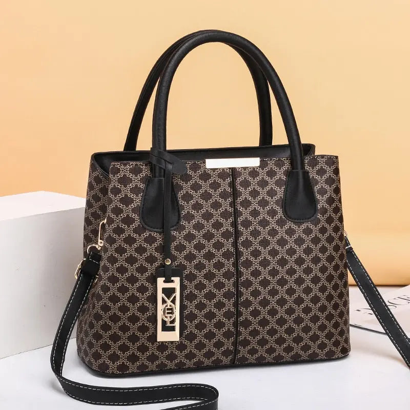 Bolsa estampada feminina de couro Legítimo- Luxy