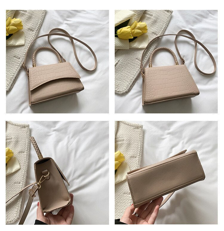 Bolsa Feminina Crossbody de Couro Legítimo- Luxy