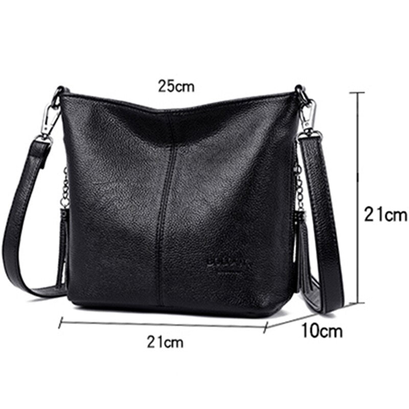 Bolsa De Couro Legítimo Feminina - Elegan Couro