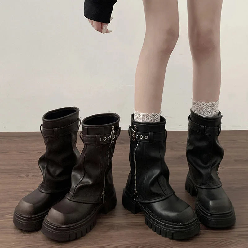 Bota Feminina de Inverno em Couro Legítimo - Frígida