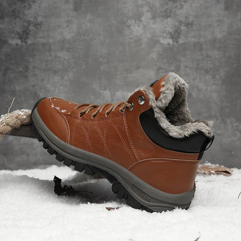 Bota Masculina de Inverno em Couro Legítimo - Rumble