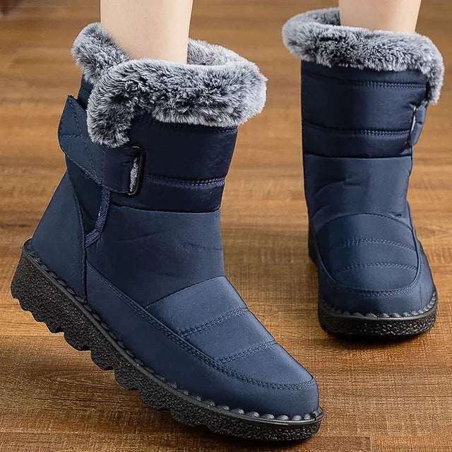 Bota Feminina de Inverno em Couro Legítimo - Cordelle