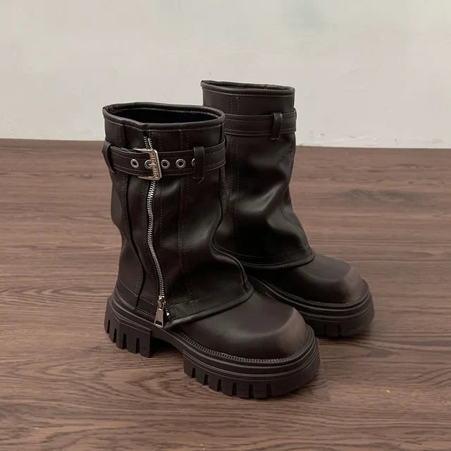 Bota Feminina de Inverno em Couro Legítimo - Frígida