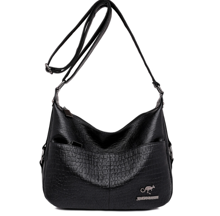 Bolsa De Couro Legítimo Feminina Crossbody  - Virtua