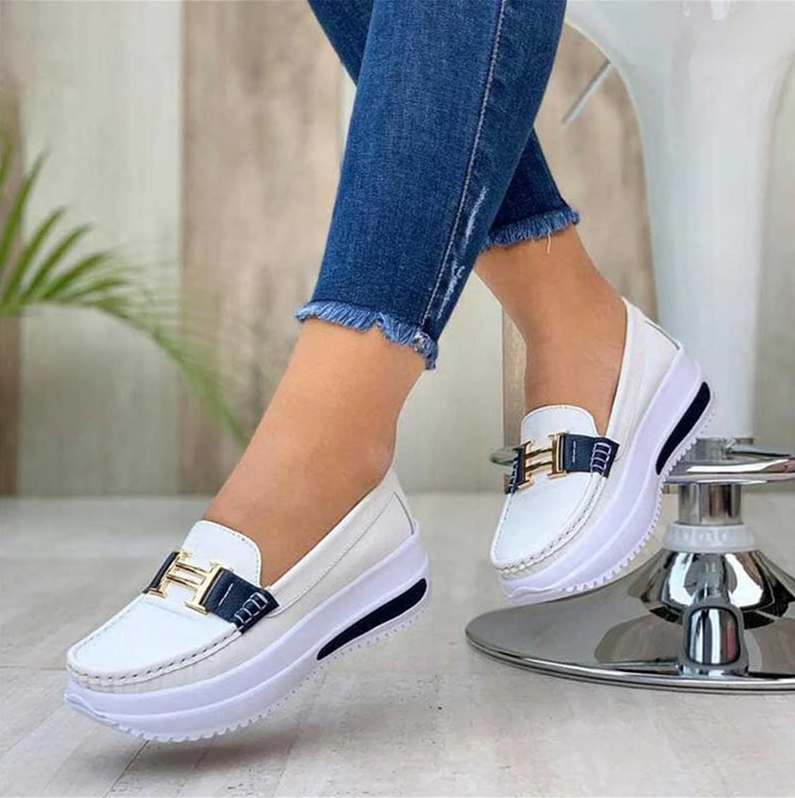 Sapato social feminino sales mocassim